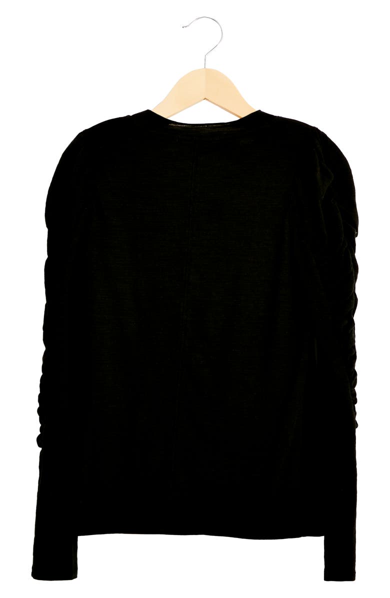 Free People Natasha Ruffle Sleeve Top, Alternate, color,