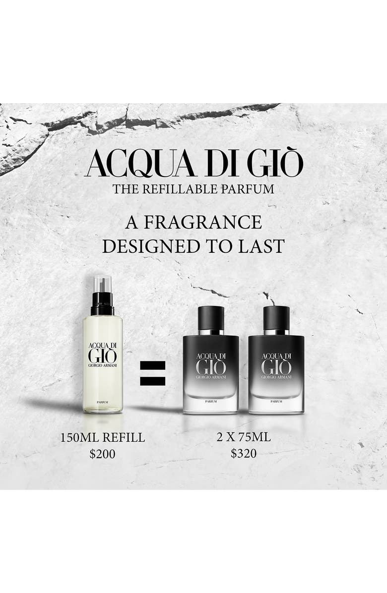 ARMANI beauty Acqua di Gio Parfum, Alternate, color, Eco Refill