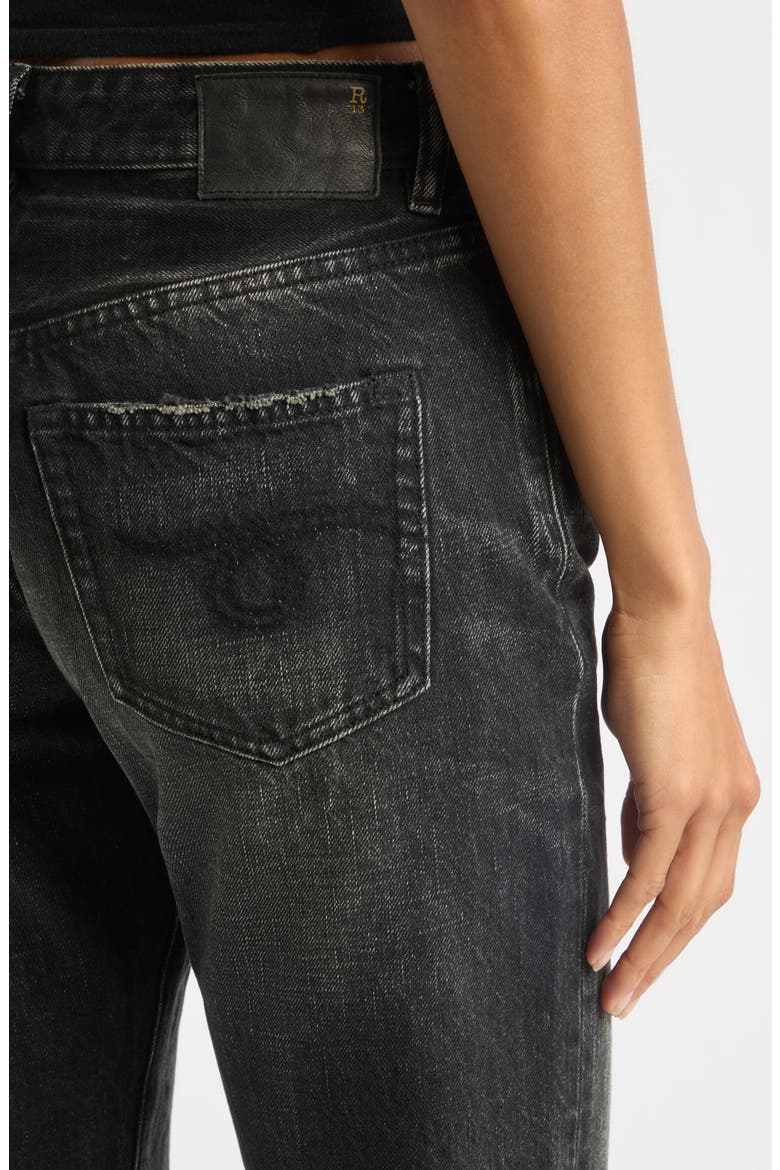 Romeo Distressed Straight Leg Jeans, Alternate, color, BRIXTON BLACK
