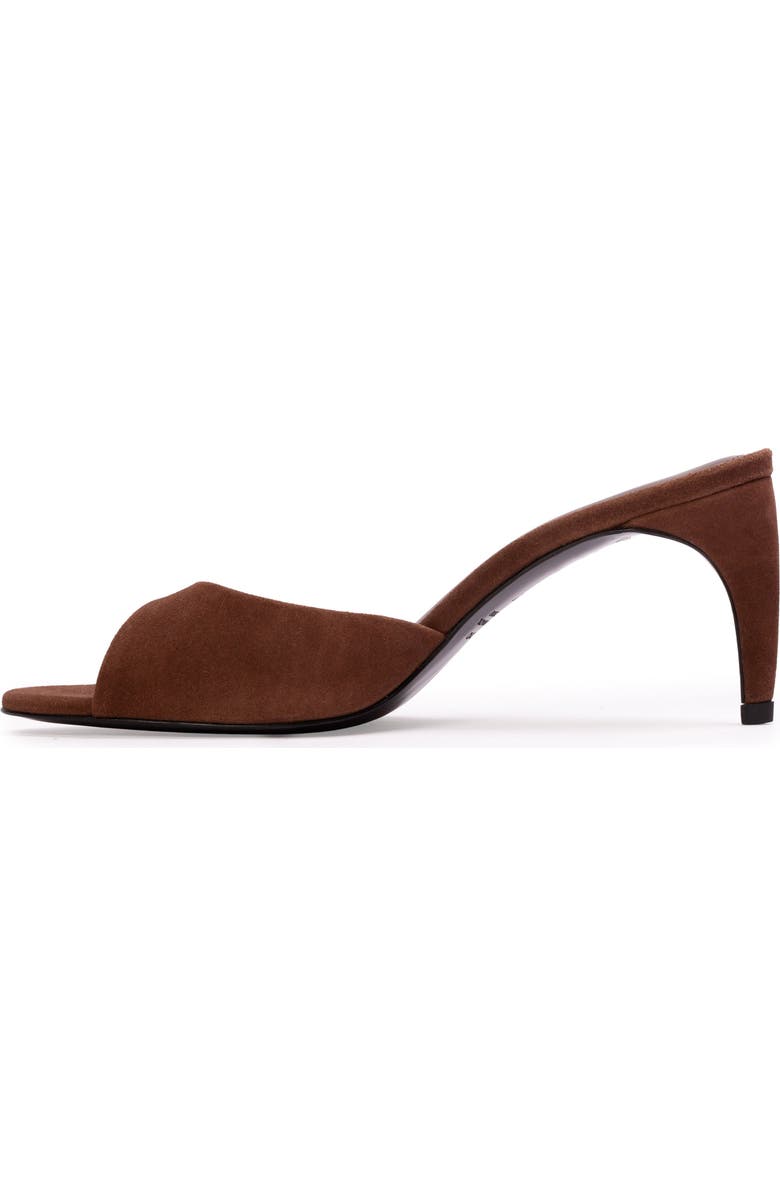 BLACK SUEDE STUDIO Jazz 70 Suede Mule, Alternate, color, Brownie Suede