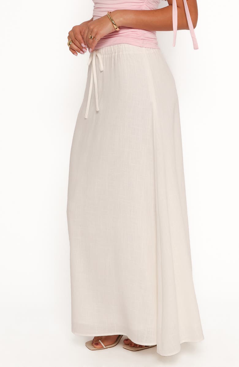 Petal & Pup Stevie Maxi Skirt, Alternate, color, White
