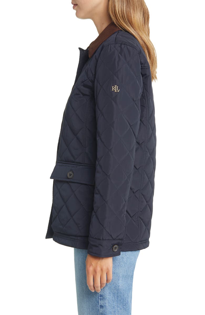 Lauren Ralph Lauren Quilted Patch Pocket Jacket, Alternate, color, 