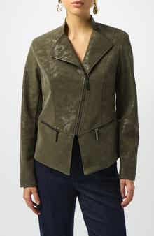 Faux Leather Moto Jacket