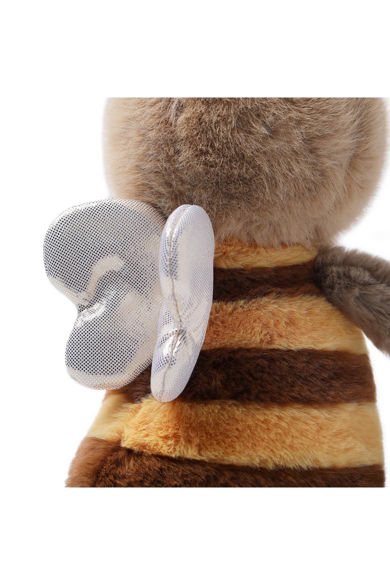 7 Inch Brownie Bee Weighted Stuffed Animal, Alternate, color, Multicolored