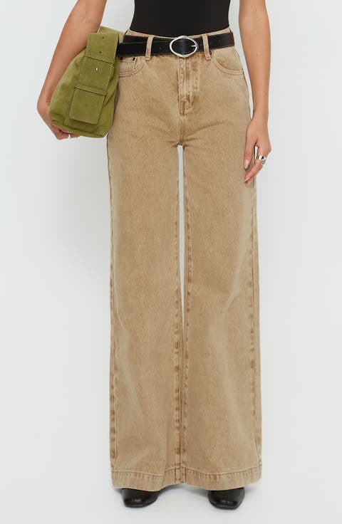 Goldie High Waist Wide Leg Jeans