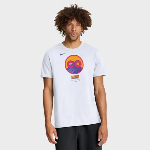 Men's Nike White Colorado Rockies City Connect Large Logo T-Shirt