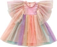 Lola + The Boys Sunset Rainbow Tulle Dress