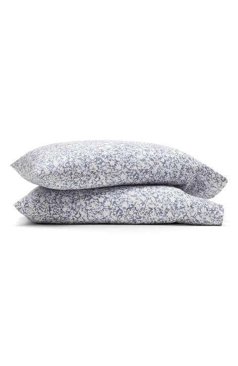 Signature Garden Print Hemmed Organic Cotton Set of Pillowcases