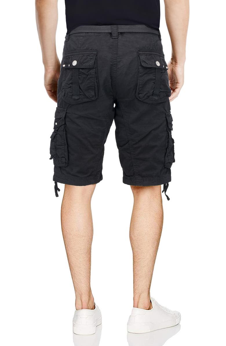 XRAY Belted Cargo Shorts, Alternate, color, Black
