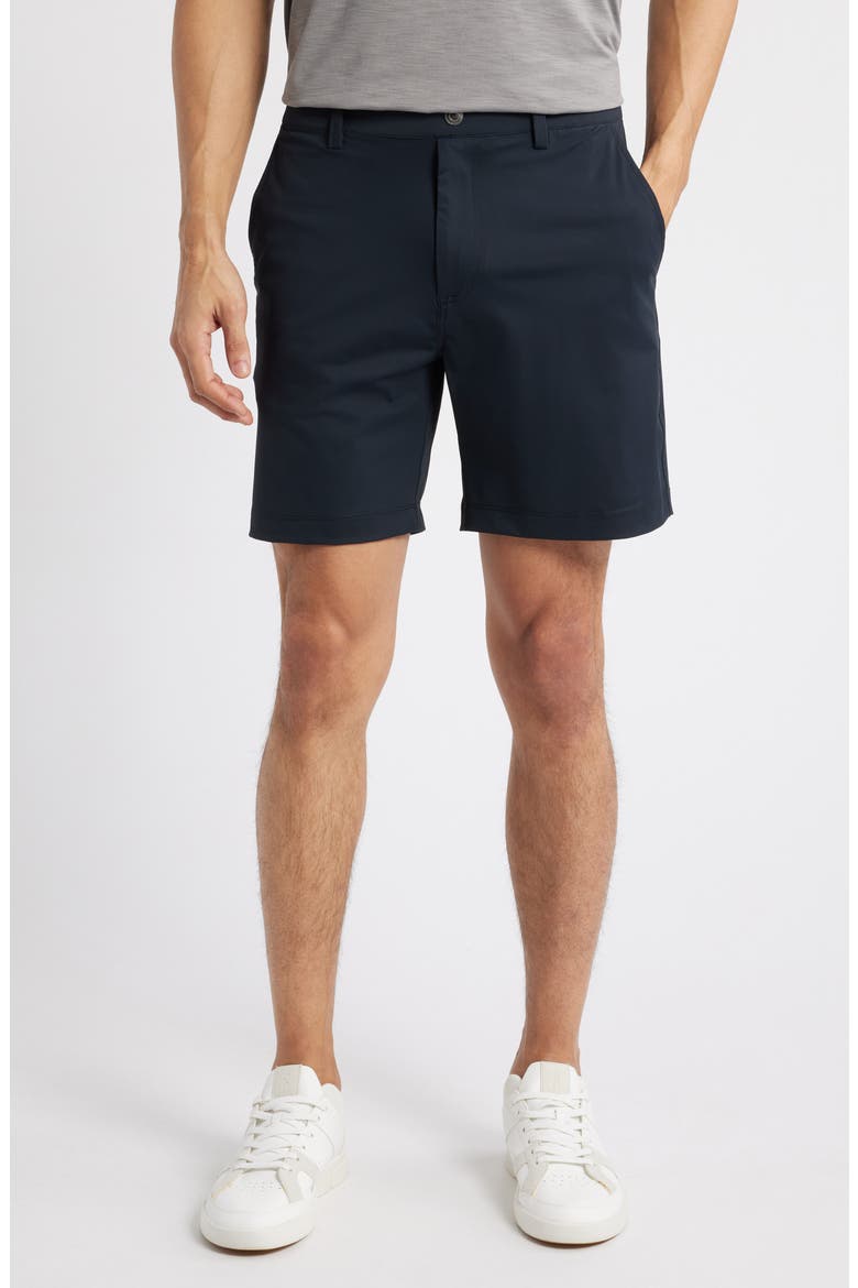 Bunker 7-Inch Flat Front Stretch Golf Shorts, Main, color, GRAPHITE