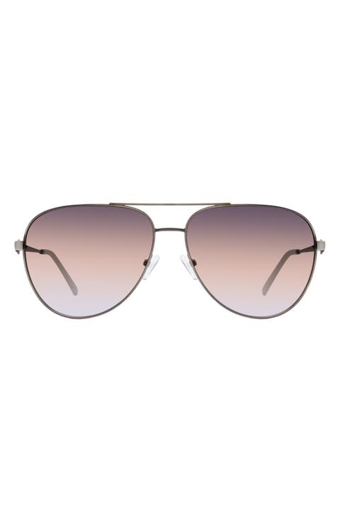 65mm Oversize Pilot Sunglasses