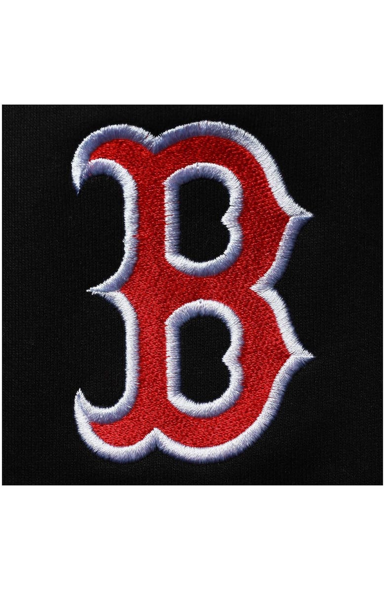 PROFILE Men's Xander Bogaerts Black/Navy Boston Red Sox Big & Tall Stitched Double-Knit Shorts, Alternate, color,