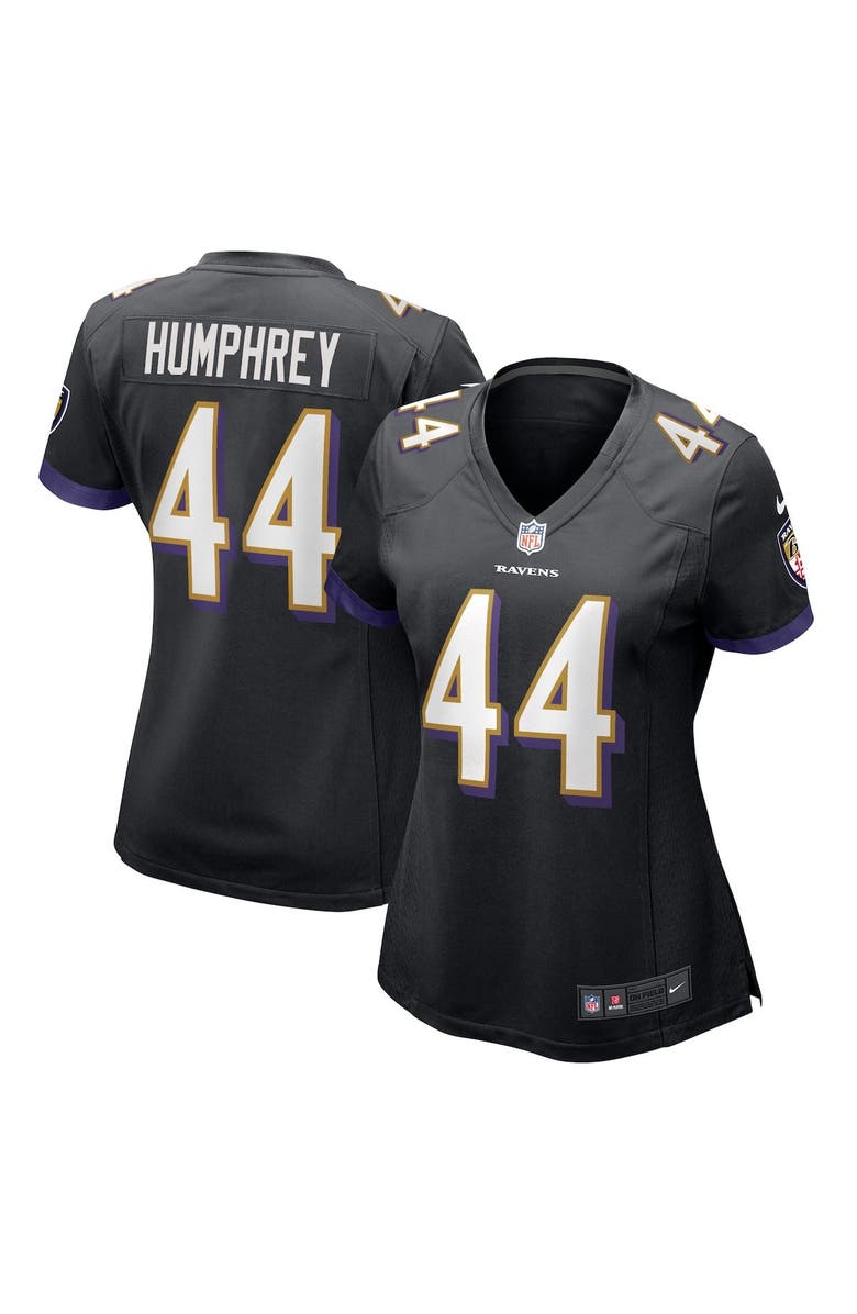Nike Women's Nike Marlon Humphrey Black Baltimore Ravens Game Jersey, Alternate, color, Black