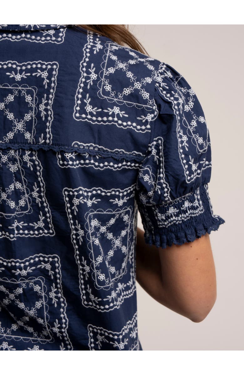 Brakeburn Marine Blouse, Alternate, color, Navy