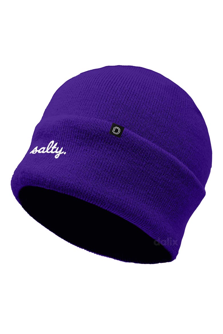 Salty Beanie Cap, Alternate, color, Purple