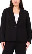 Halogen® One-Button Ponte Knit Jacket