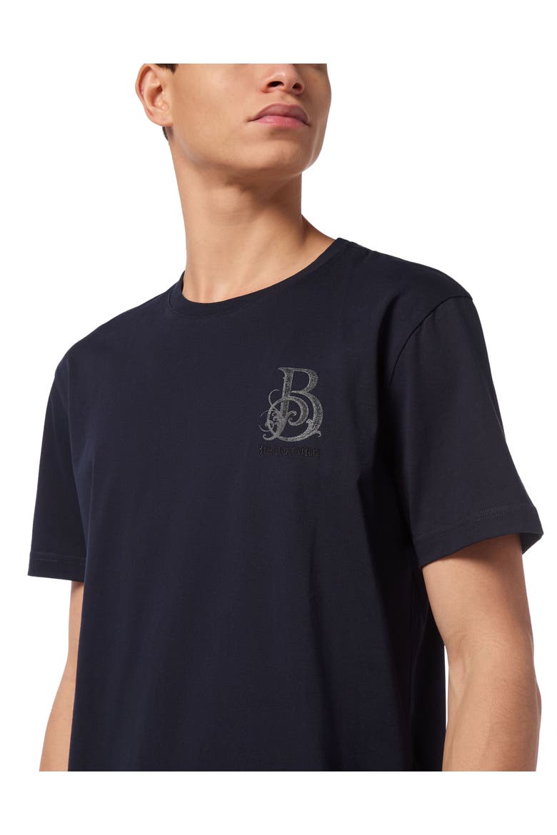 T-Shirt Round Neck Ss Men, Alternate, color, darkblue