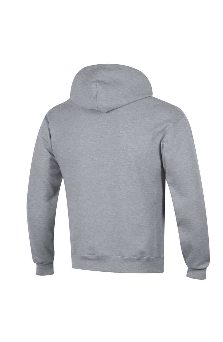 Champion Men's Champion  Heather Gray Ohio State Buckeyes Basic Arch Fleece Pullover Hoodie, Alternate, color, Heather Gray