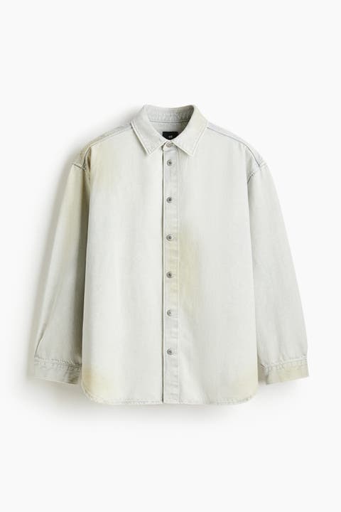 Oversized Fit Denim Shirt