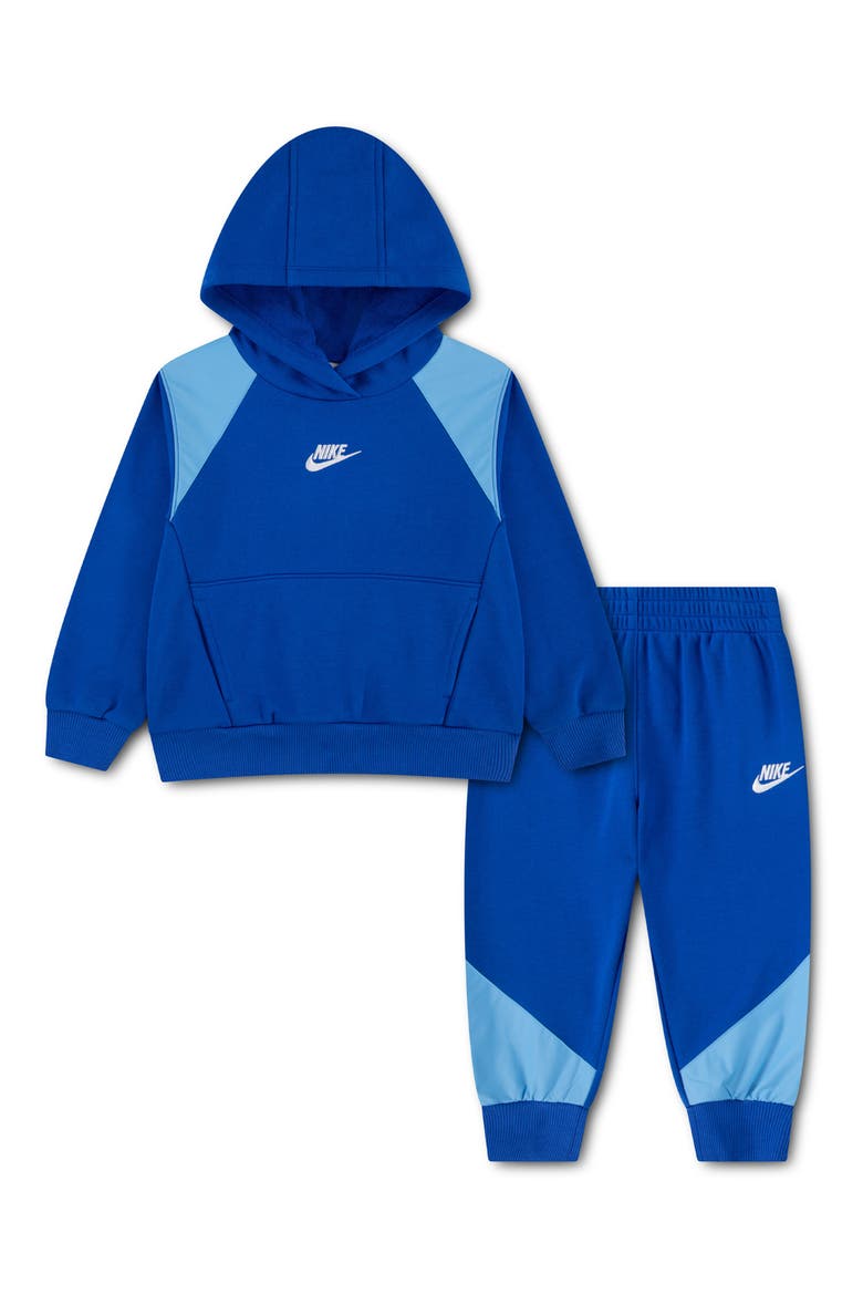Kids' Pullover Hoodie & Joggers Set, Main, color, GAME ROYAL