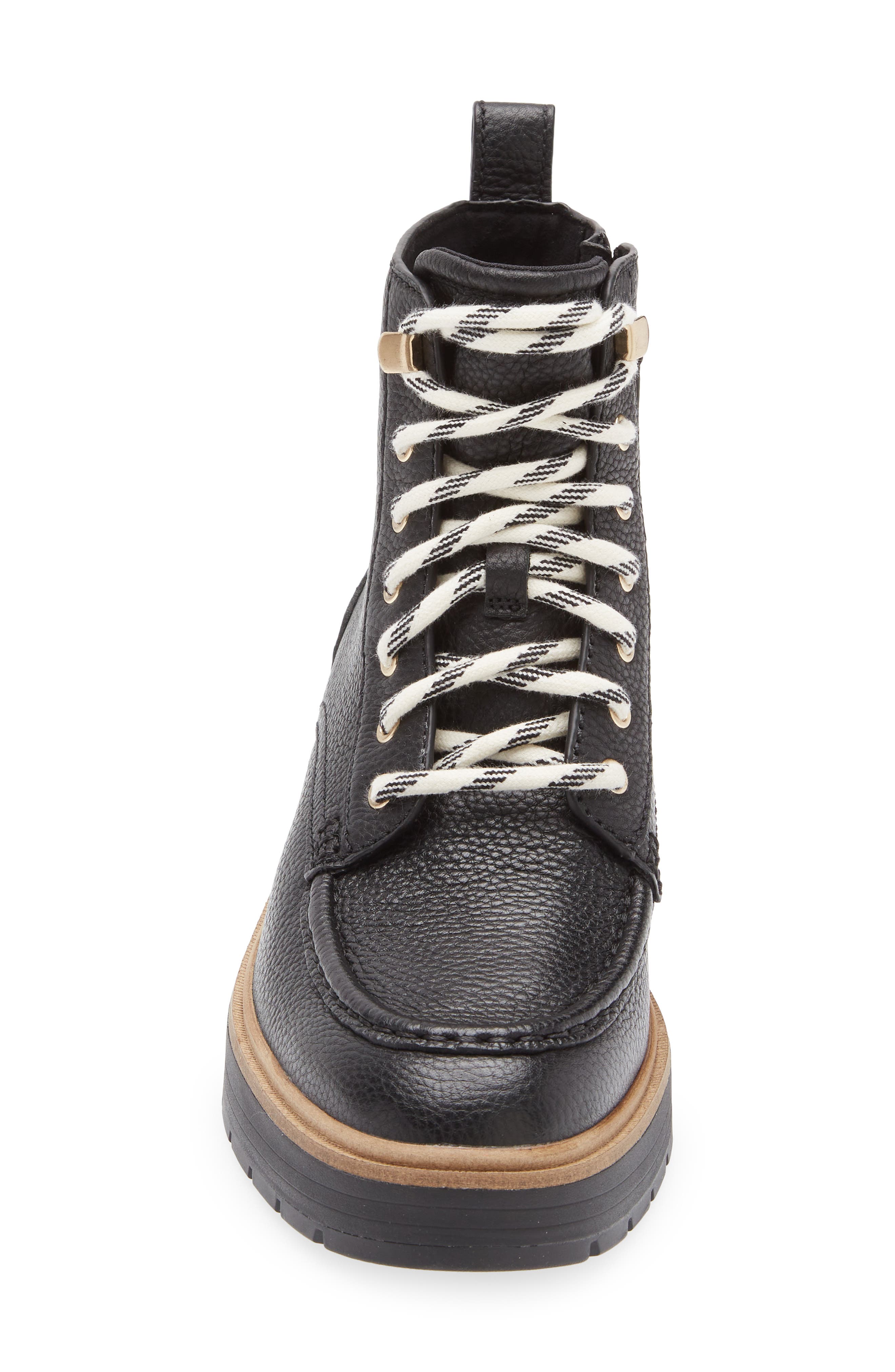 Cole Haan Zerogrand Cityquest Waterproof Wedge Bootie, Alternate, color, Black/ Black