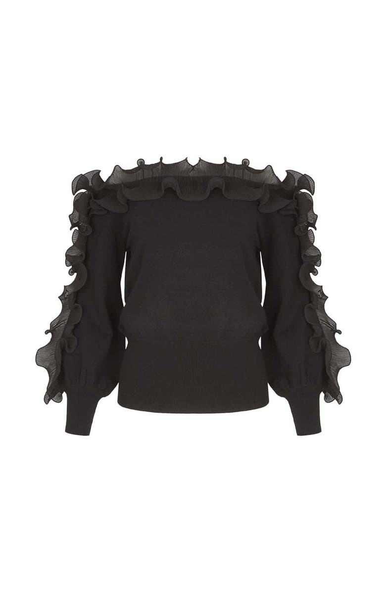 Anne Fontaine Catane Top, Main, color, Black