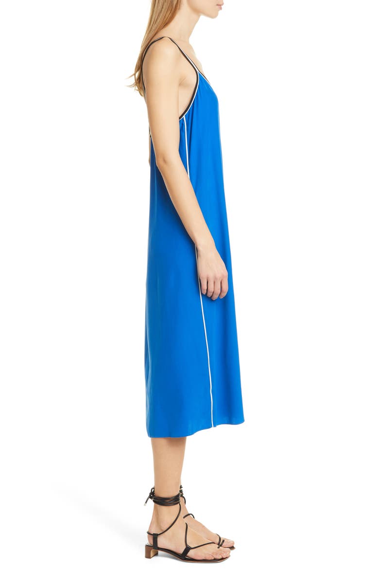Luca Silk Midi Slipdress, Alternate, color, SAILOR BLUE