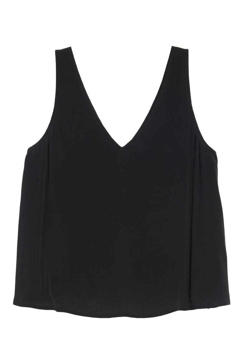 Double V Swing Tank, Alternate, color, BLACK