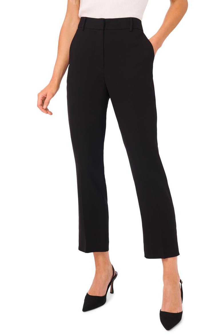 Lee Slim Crop Pants, Main, color, RICH BLACK