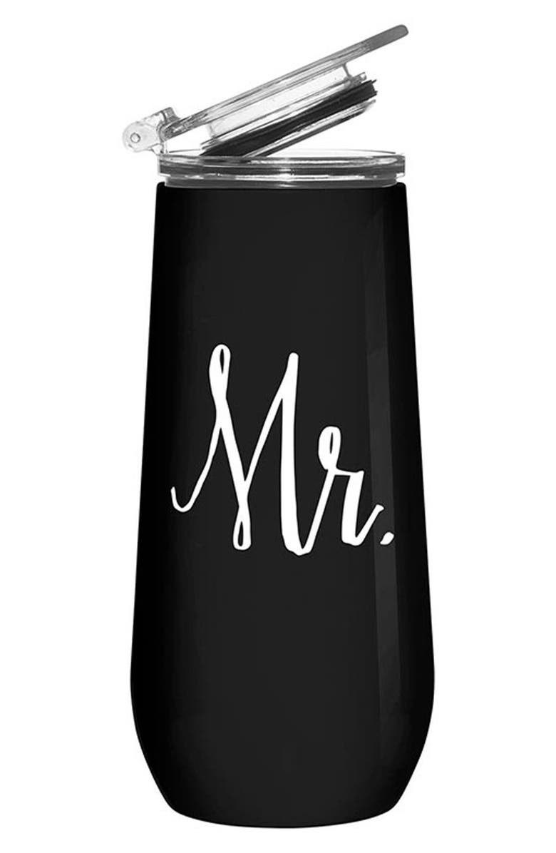 CREATIVE BRANDS Groom Stainless Steel Tumbler, Main, color,