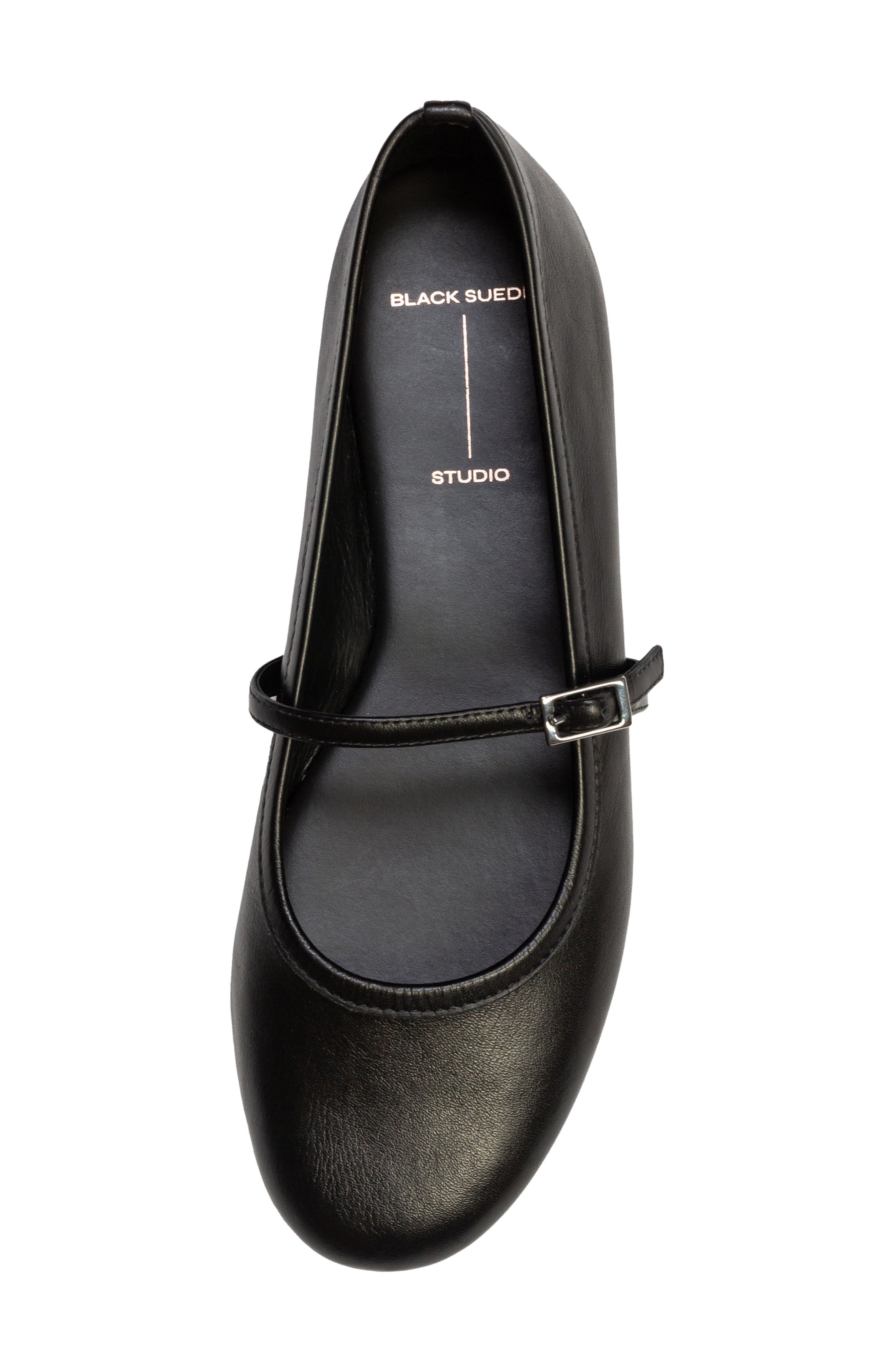 BLACK SUEDE STUDIO Mika Mary Jane Flat, Alternate, color, 