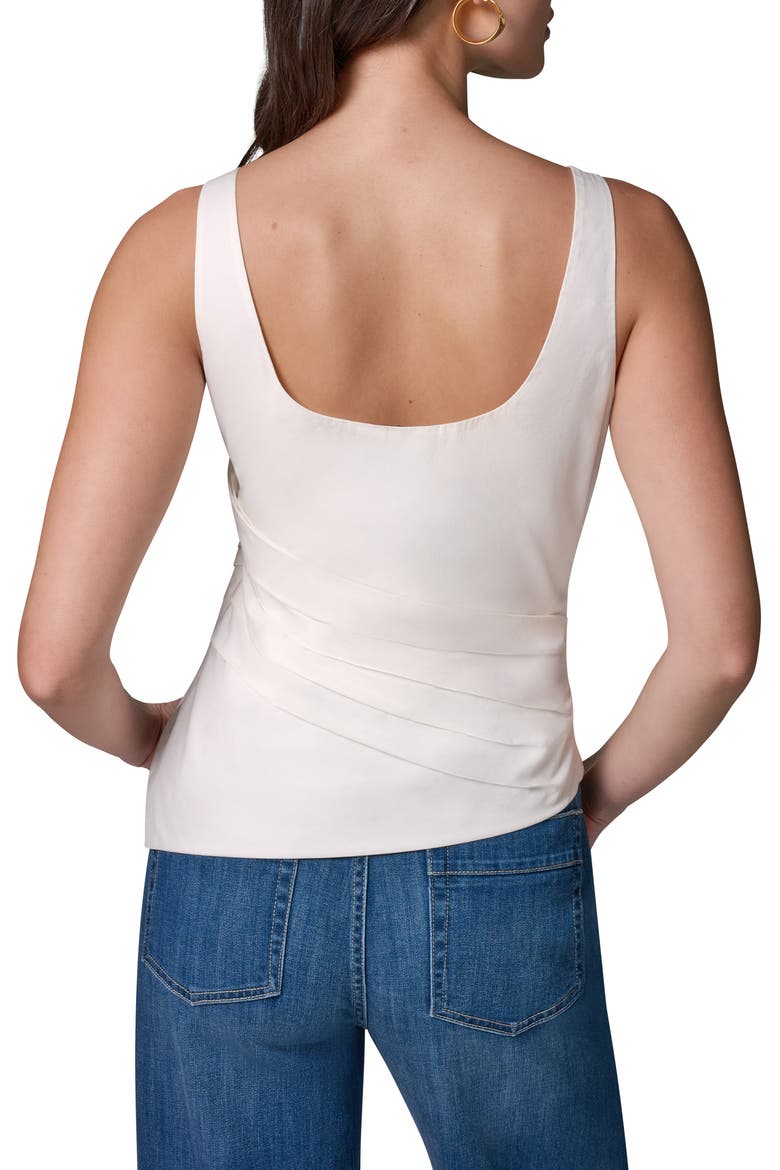 Stretch Poplin Top, Alternate, color, CREAM