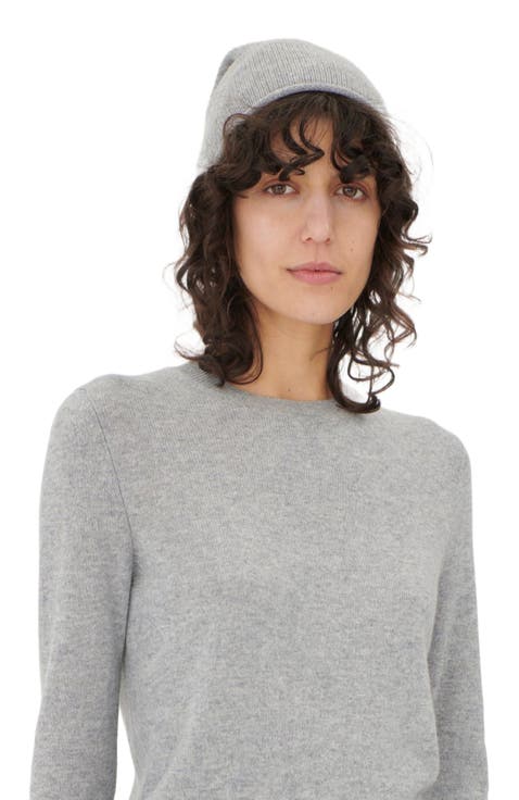 $99 Cashmere Hat & Sweater Set