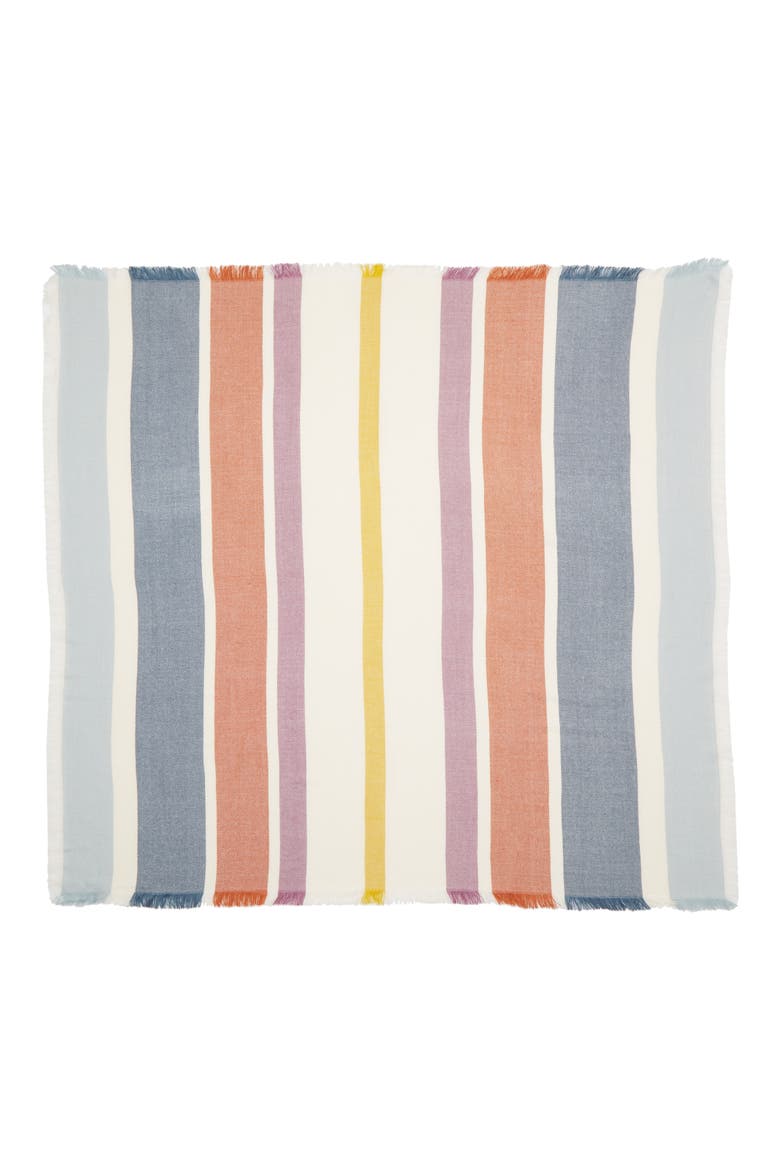 Stripe Blanket Scarf, Alternate, color, FORGOTTEN SEA MULTI