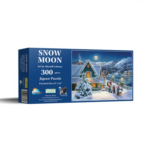 Snow Moon 300 piece Jigsaw Puzzle for Adults