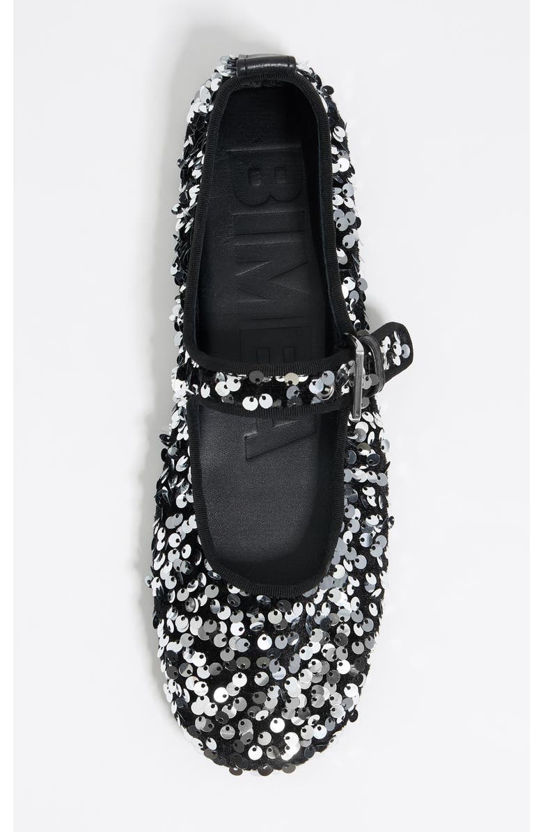 Bimba y Lola Sequin Ballerina, Alternate, color, Silver