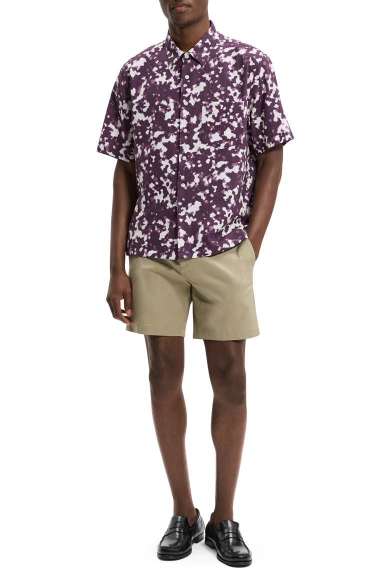 Weekend Short Sleeve Seersucker Button-Up Shirt, Alternate, color, GRAPEVINE MULTI