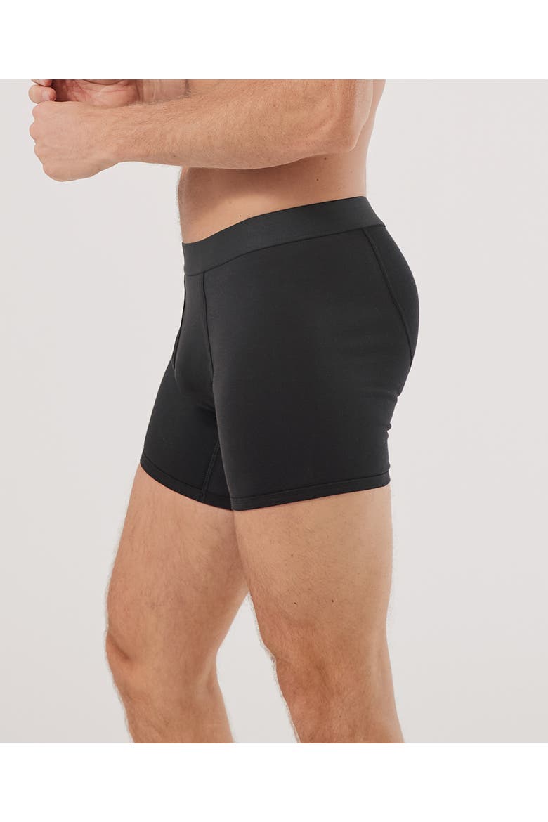 Organic Cotton Everyday Boxer Brief 4-Pack, Alternate, color, Black
