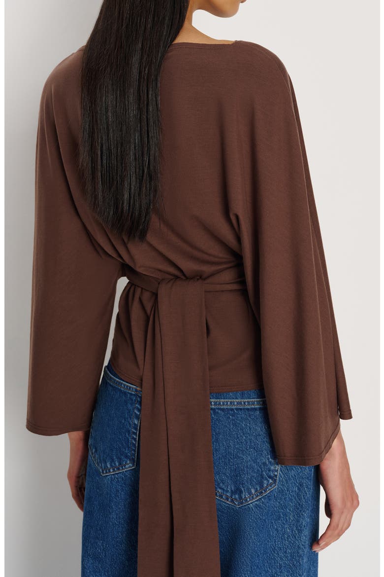 Avery Long Sleeve Top, Alternate, color, CAFE