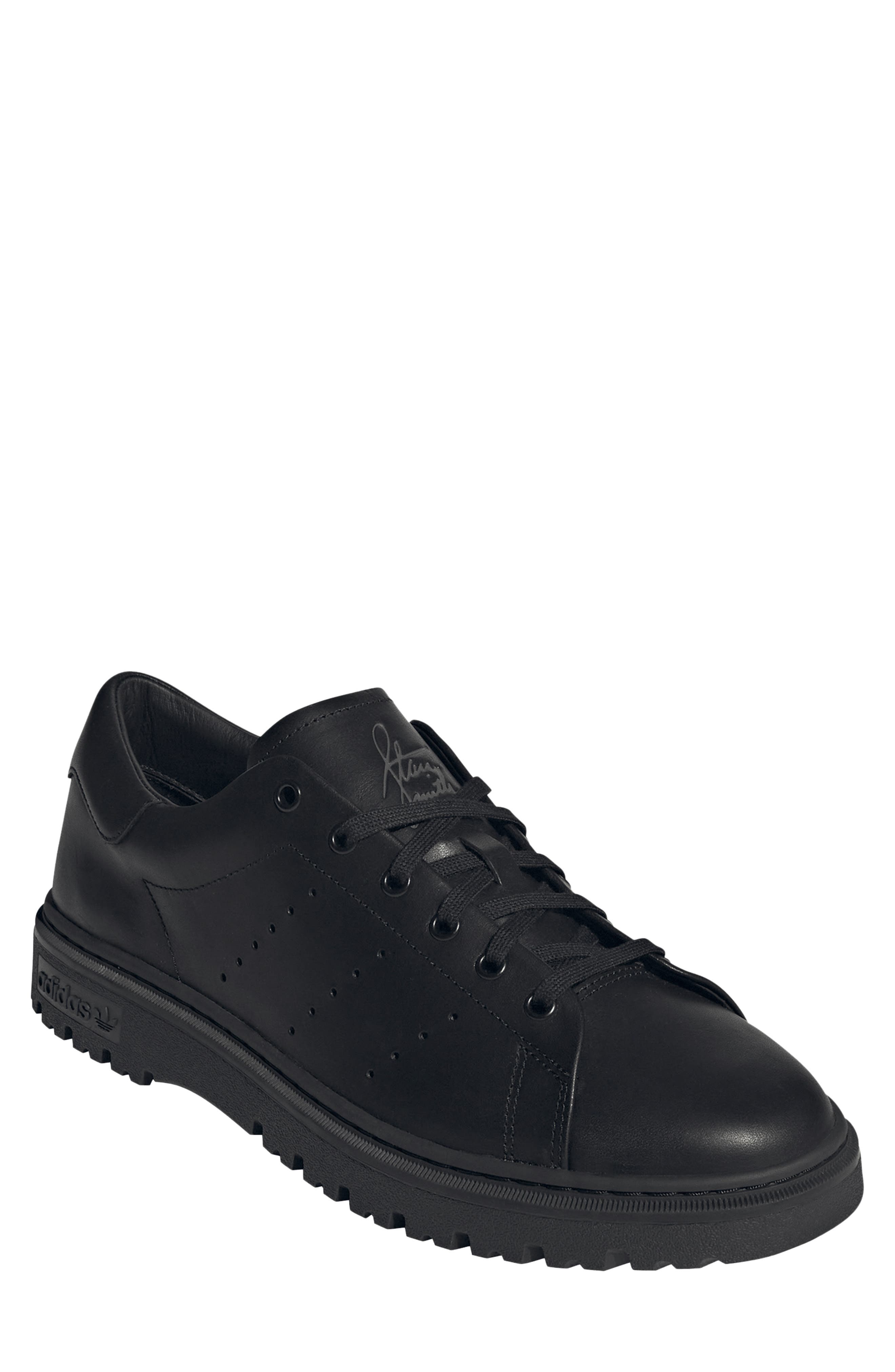 Gender Inclusive Stan Smith Freizeit Sneaker, Main, color, CORE BLACK/ CORE BLACK/ BLACK
