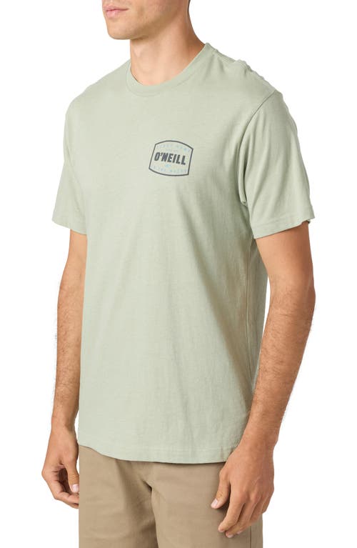O'neill Stamped Graphic T-shirt In Seagrass