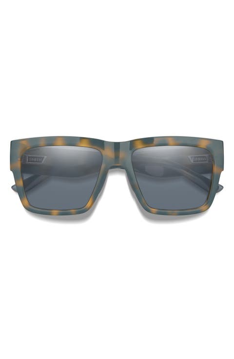 Lineup 58mm ChromaPop™ Polarized Rectangular Sunglasses