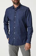 34 Heritage Stretch Denim Button-Up Shirt