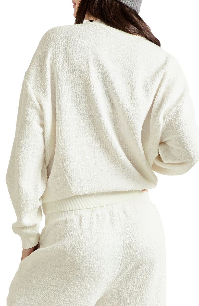 HATCH Collection The Dina Boucle Sweatshirt, Alternate, color, 