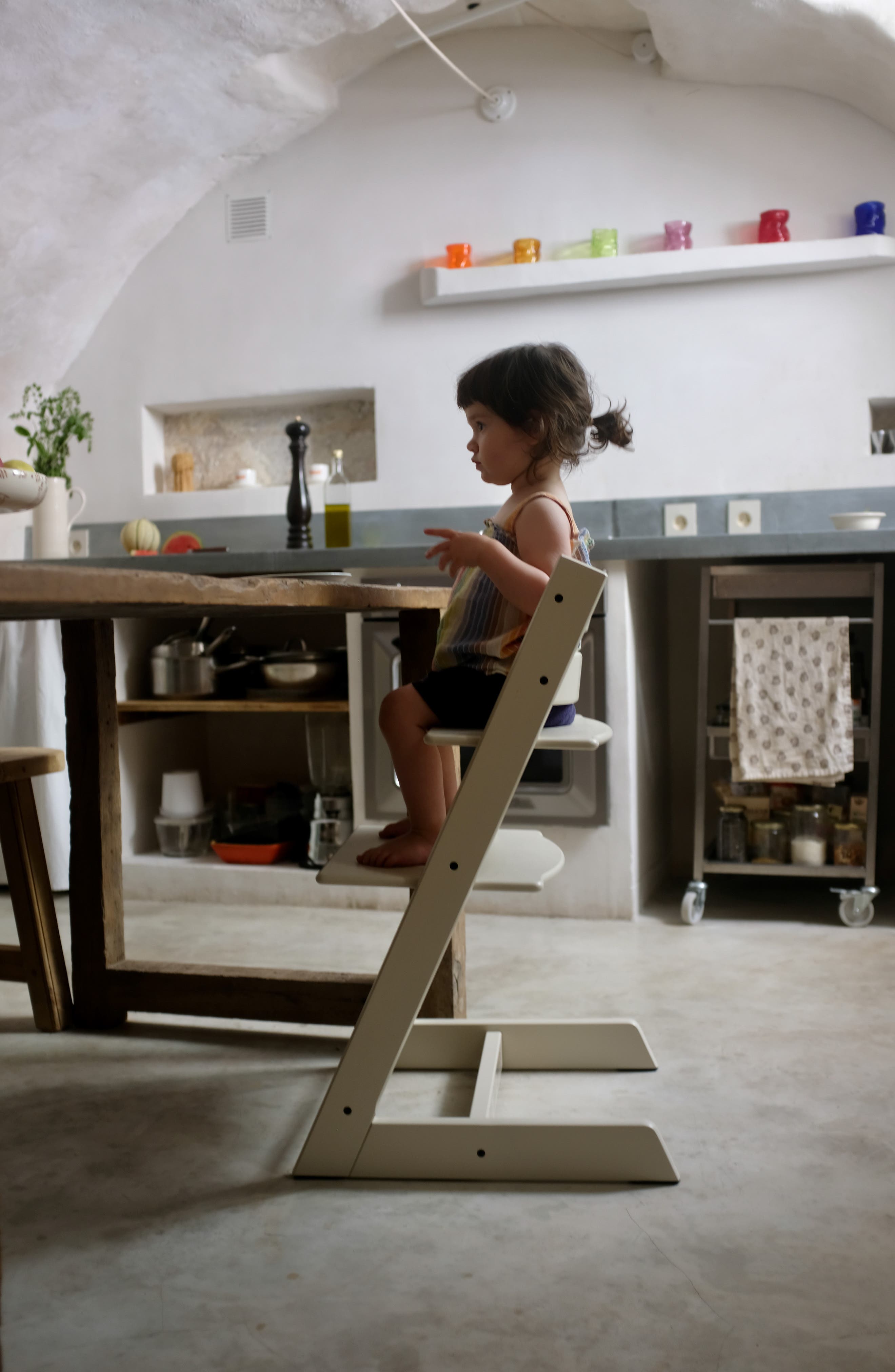 PHIL クリーム色 ノースリーブベスト アシンメトリック Tripp Trapp® Chair | Nordstrom