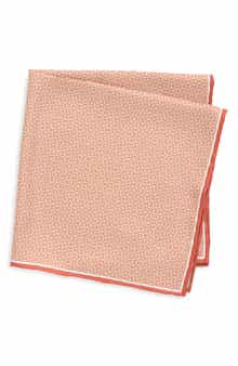 BOSS Geometric Silk Pocket Square