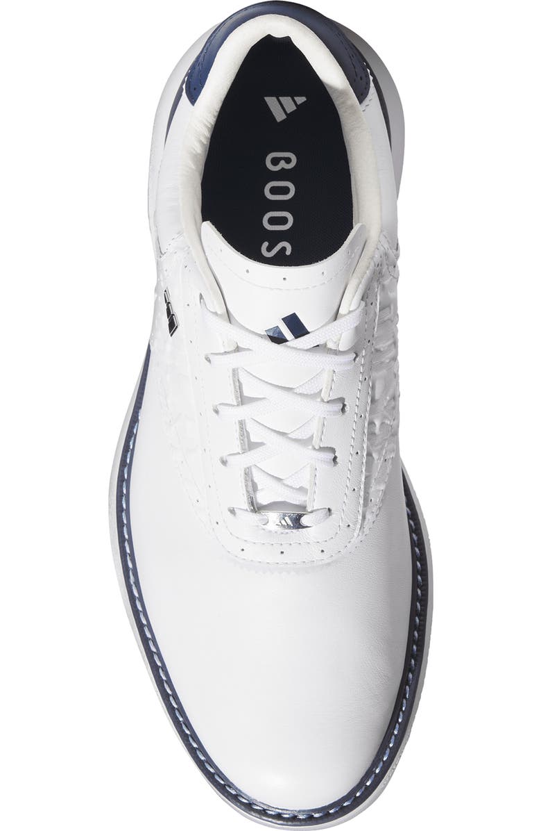 adidas MC70 Spikeless Golf Shoe, Alternate, color, White/ Collegiate Navy/ Silver