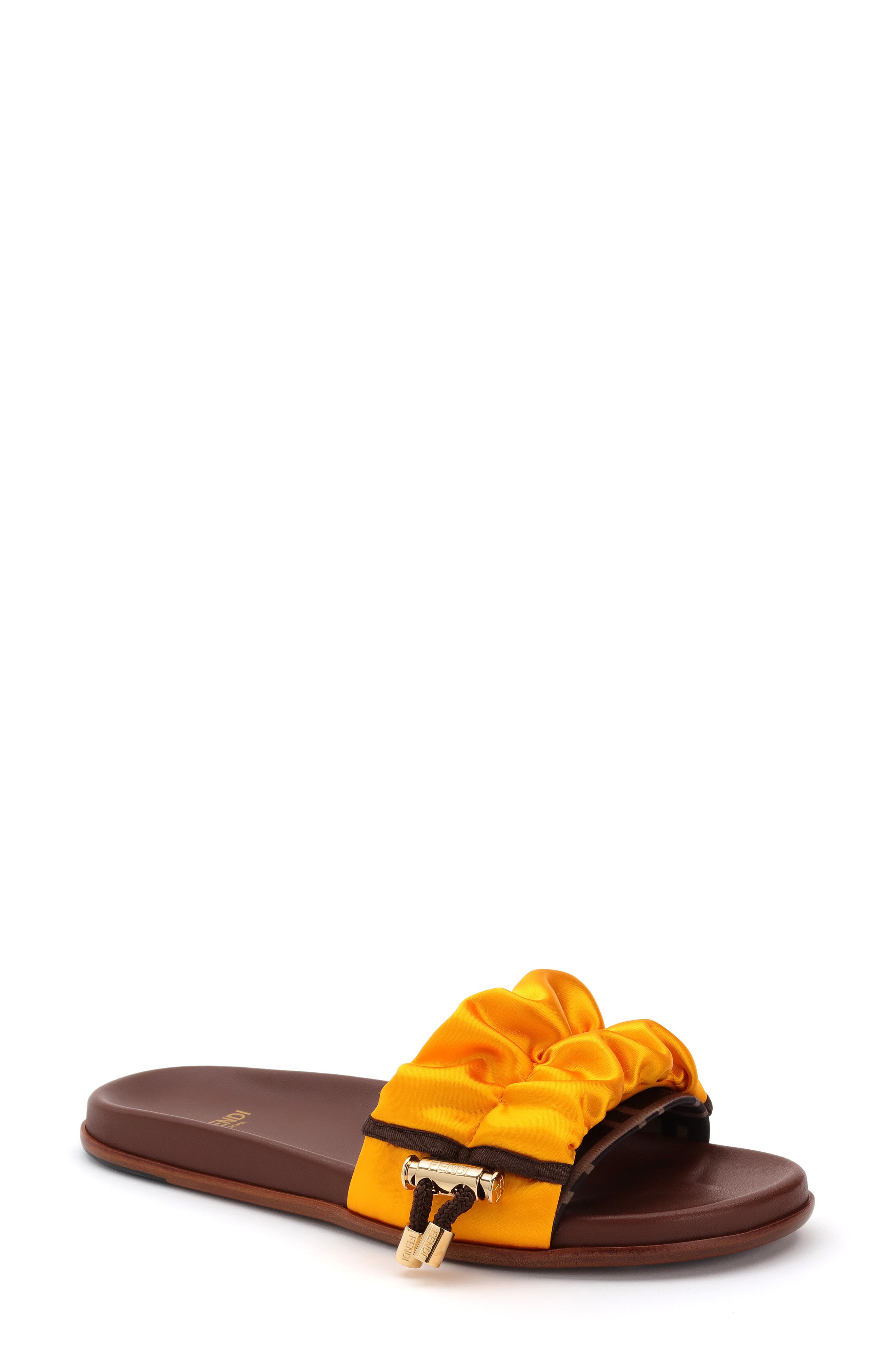 x Sarah Coleman FF Vertigo Slide Sandal, Main, color, LEMON