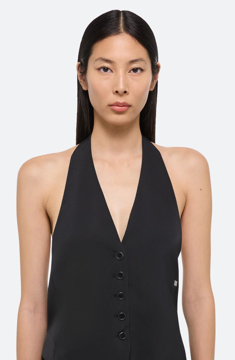 Helmut Lang Halter Vest, Alternate, color, Black