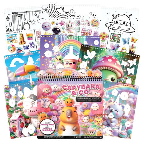 Capybara & Co. Collage Activity Set, Craft Kit for Ages 6+